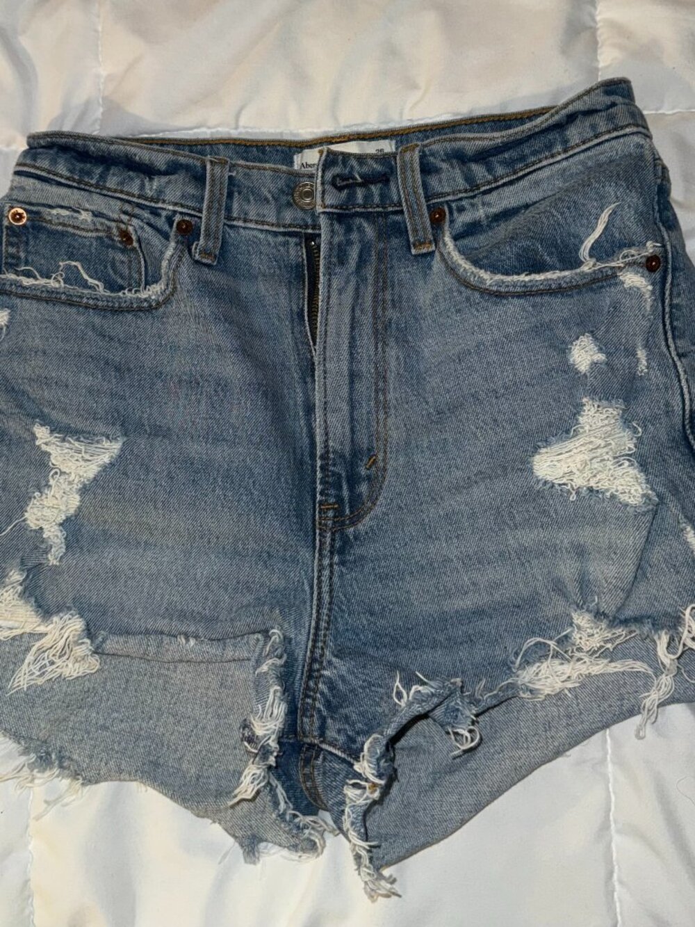 Abercrombie Curve Love High Rise Mom Shorts 26/2